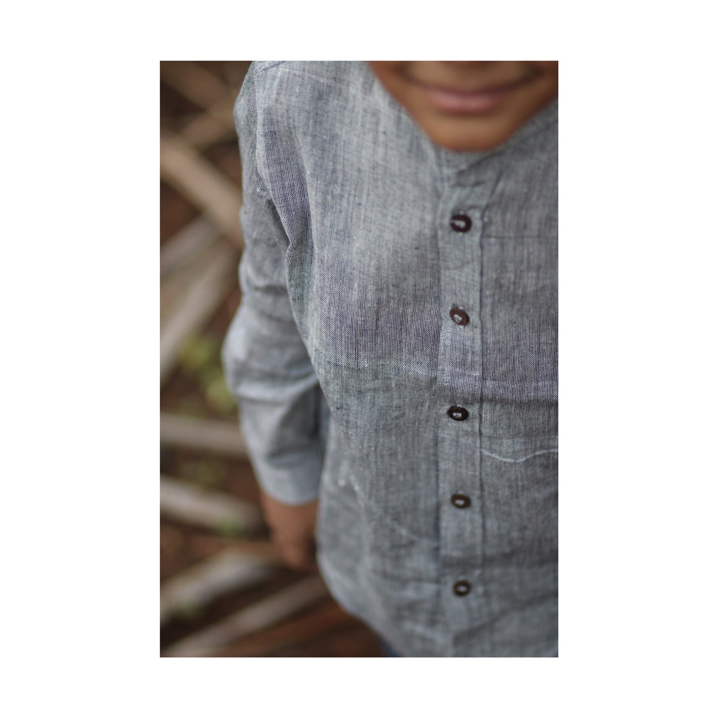 Grey Khadi Shirt