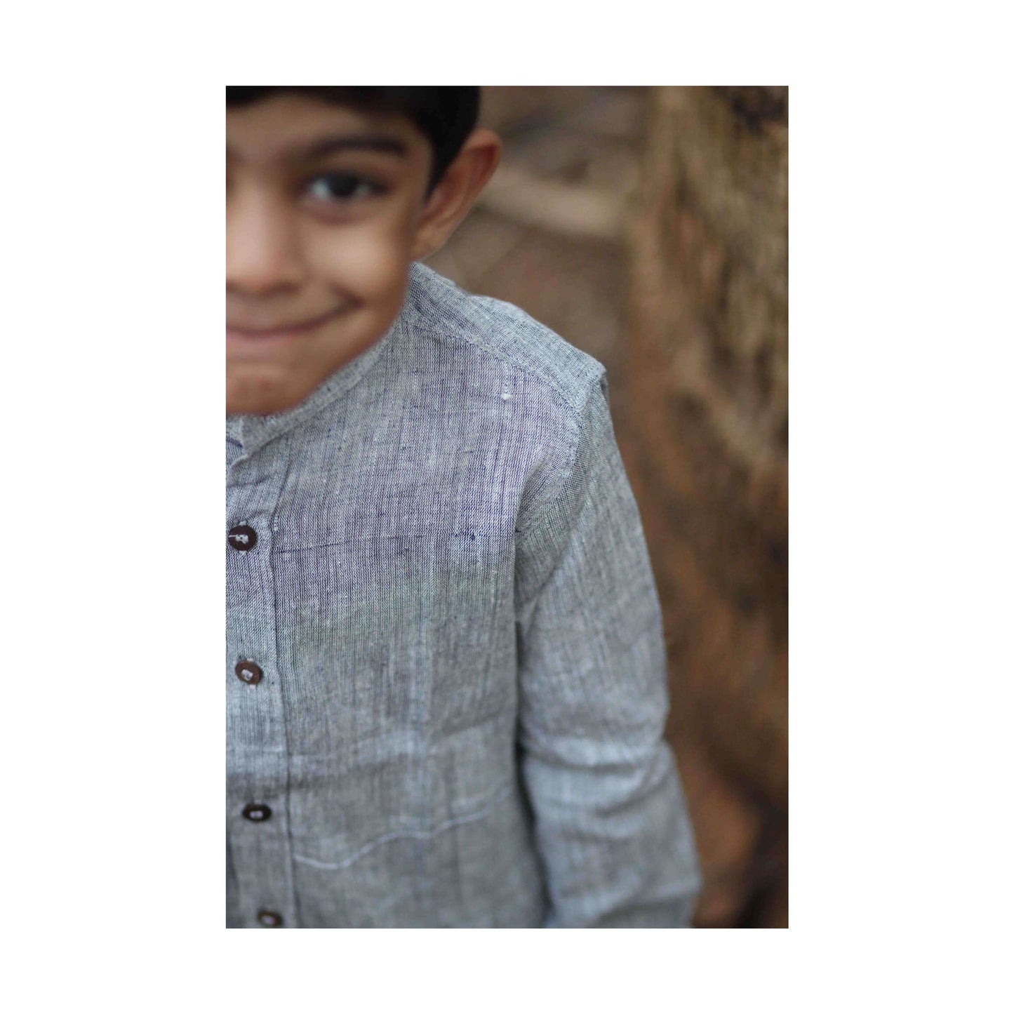 Grey Khadi Shirt
