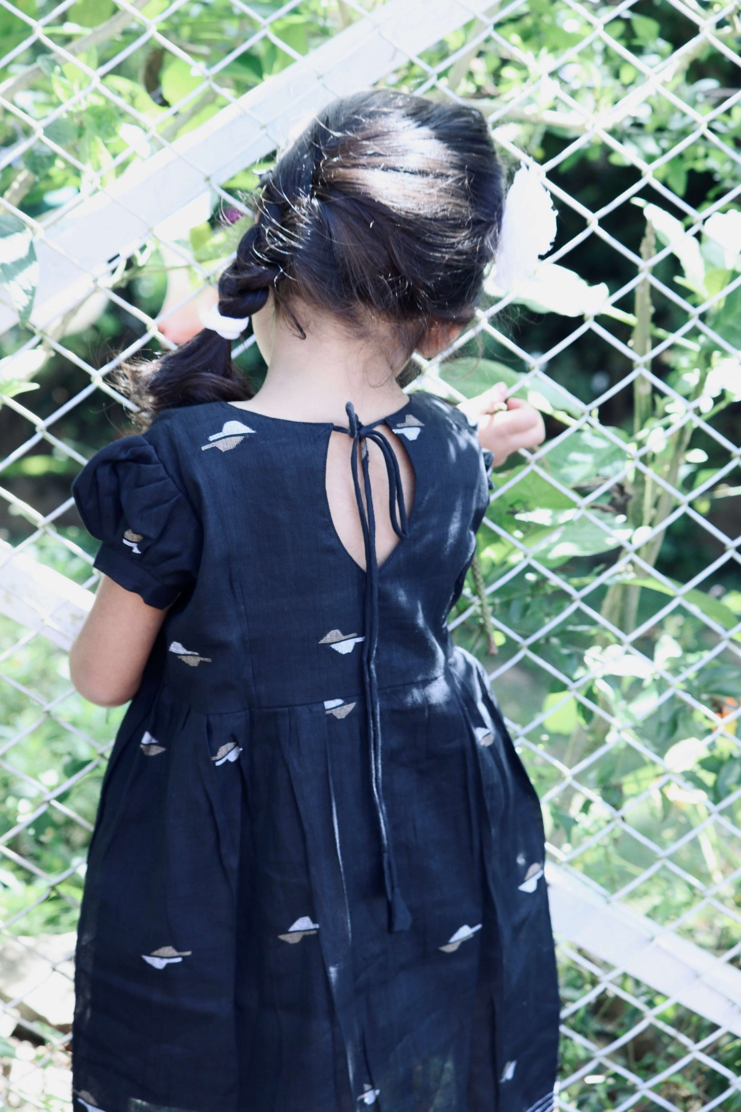 Black Jamdani Dress