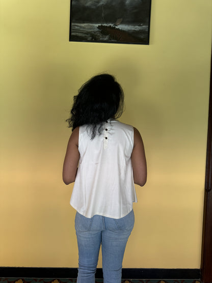 Wine Silk Top