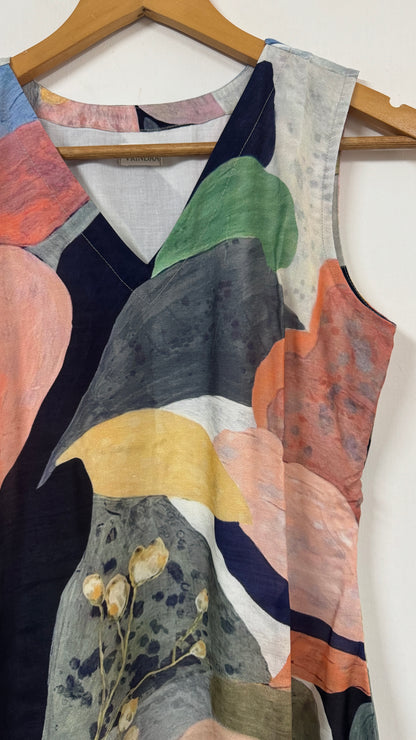 Abstract Watercolor Dress