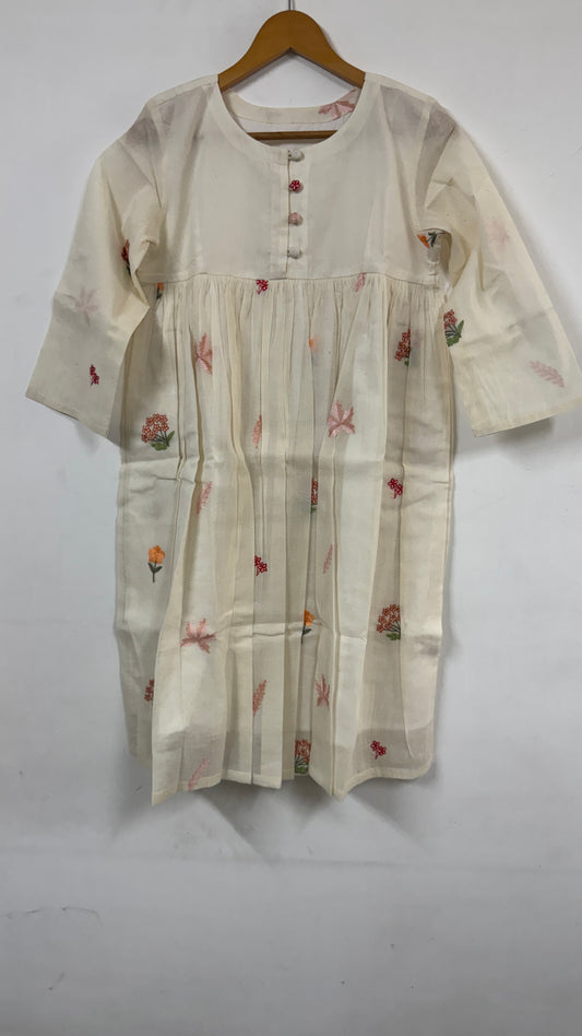 Ivory Polka Dot Tiered coord