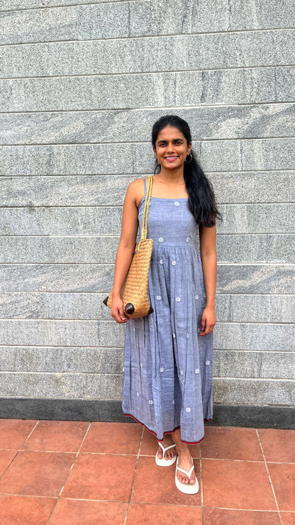 Khadi Spaghetti Dress