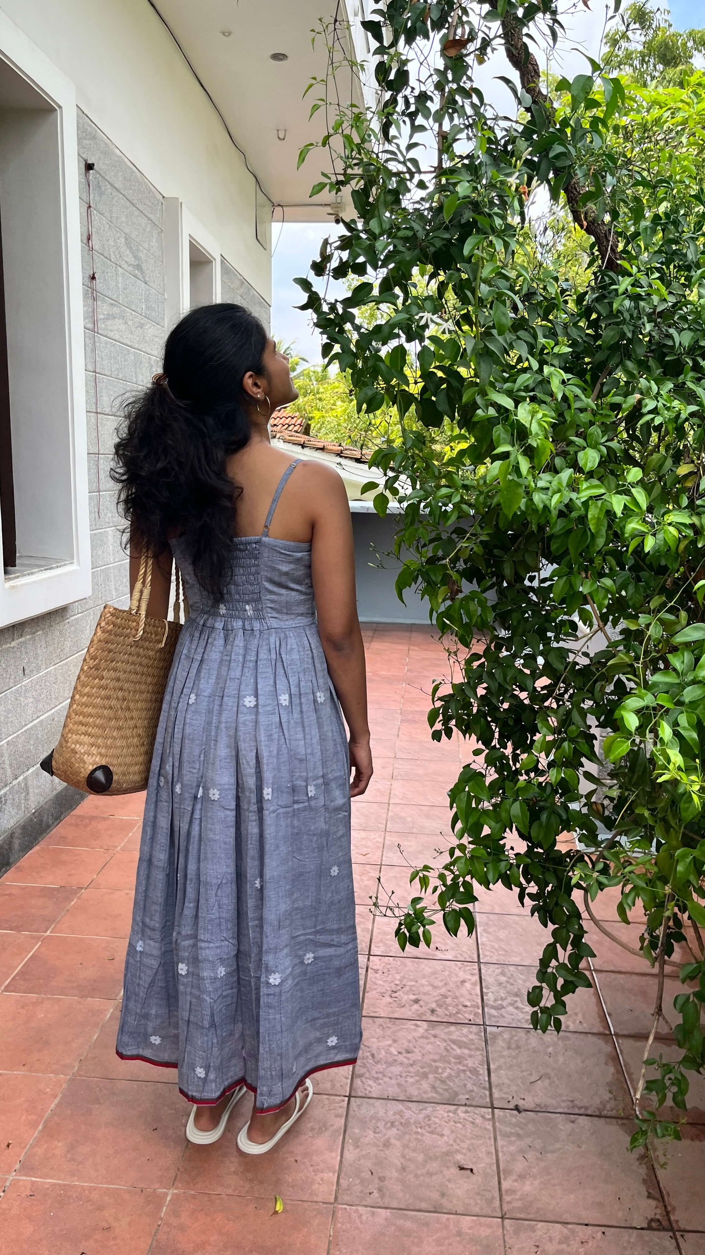 Khadi Spaghetti Dress