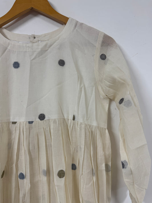 The Whispering Willow Polka Dot Maxi Dress