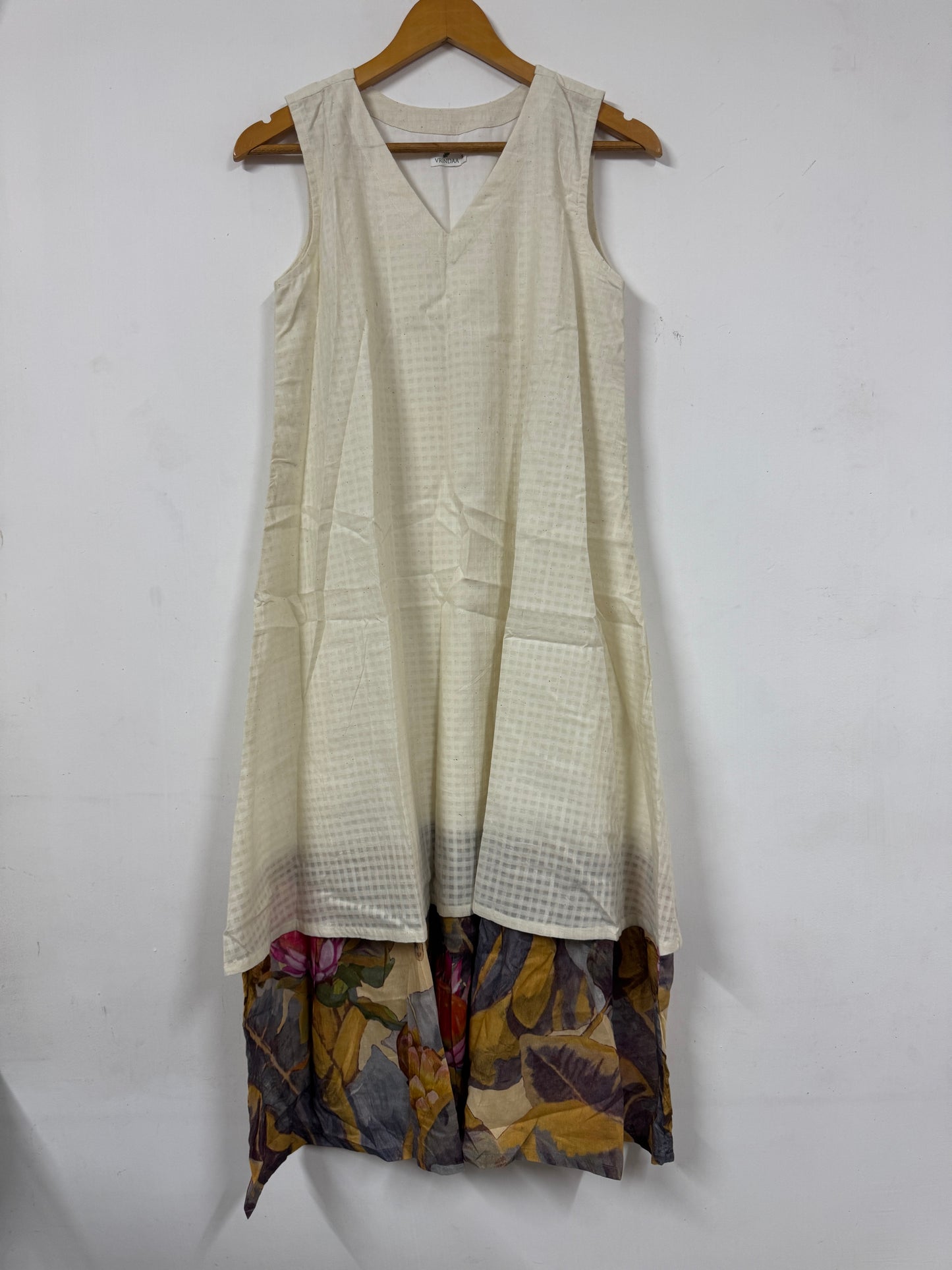 Two-Layer Floating Tunic Dress