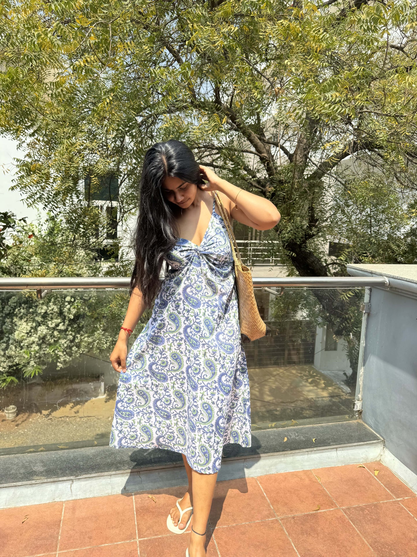 Front Knot Dress