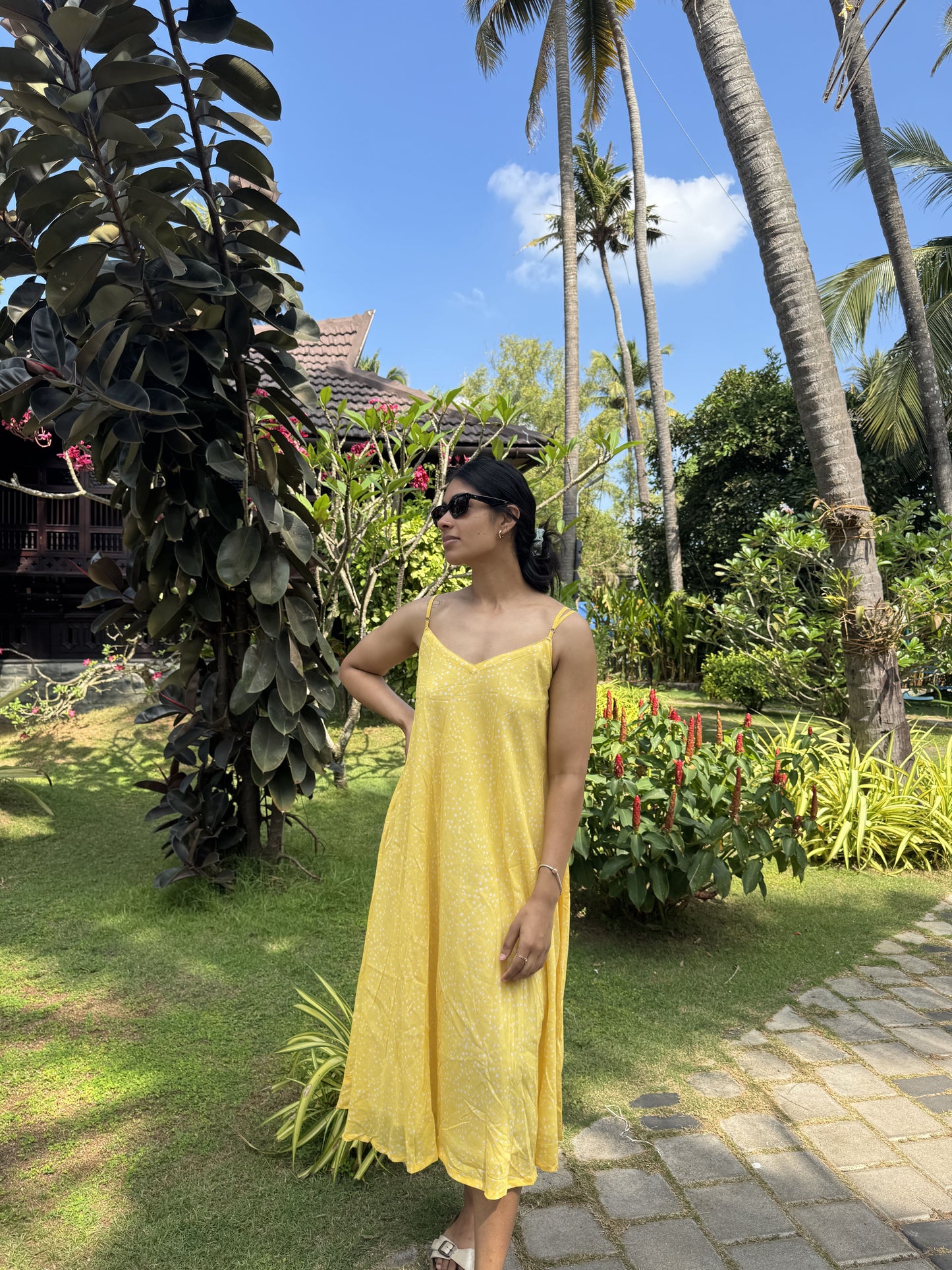 Yellow Dot Dress