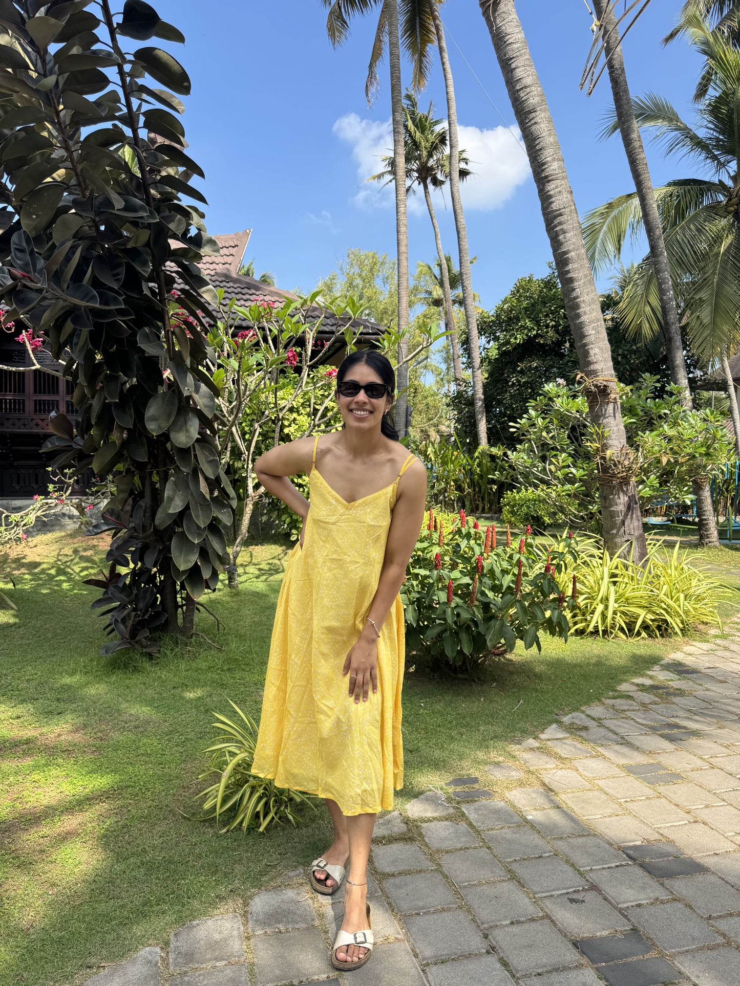 Yellow Dot Dress