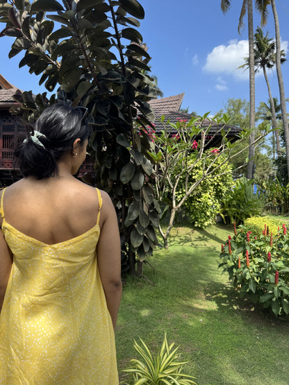 Yellow Dot Dress